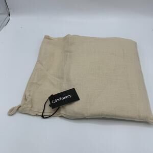 NWT Primary Pillow Shams Pair King Size Natural Beige French Linen Modern Cozy